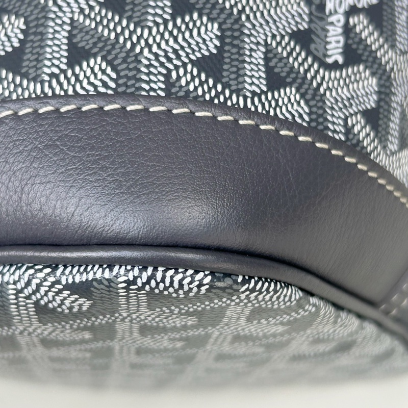 Goyard戈雅灰色水桶包斜挎包 尺寸16*23釐米,附件塵袋-5