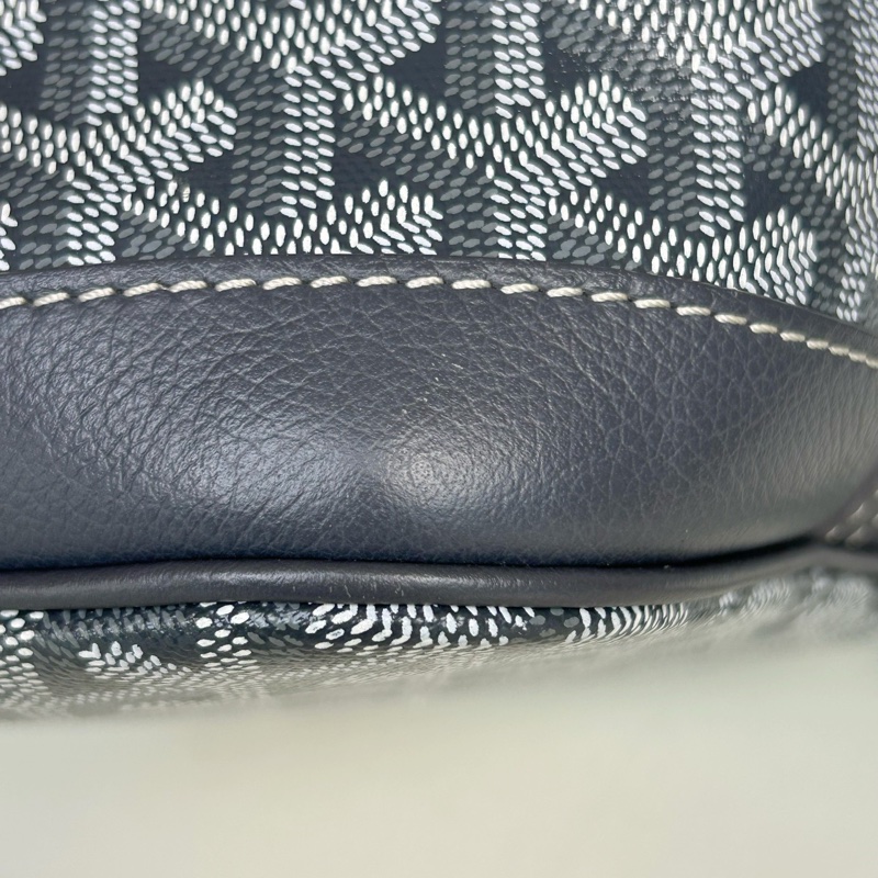 Goyard戈雅灰色水桶包斜挎包 尺寸16*23釐米,附件塵袋-7