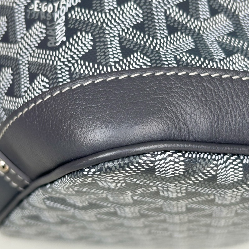 Goyard戈雅灰色水桶包斜挎包 尺寸16*23釐米,附件塵袋-8