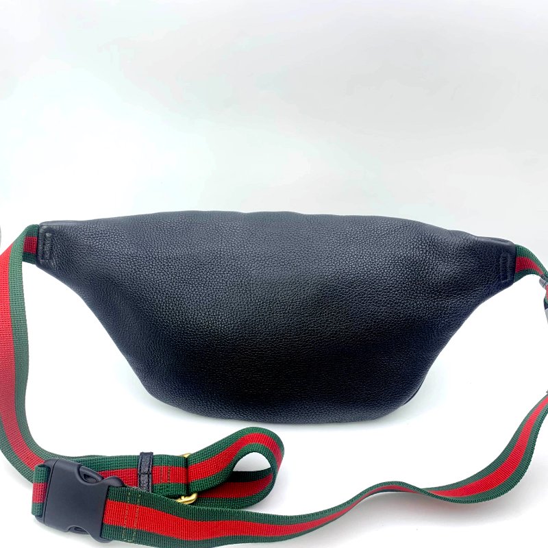 Gucci 古馳黑色牛皮印花胸包,Print系列,斜背包,古馳,楊冪,蔡依林同款,二手真品,正品,現貨,免運-3