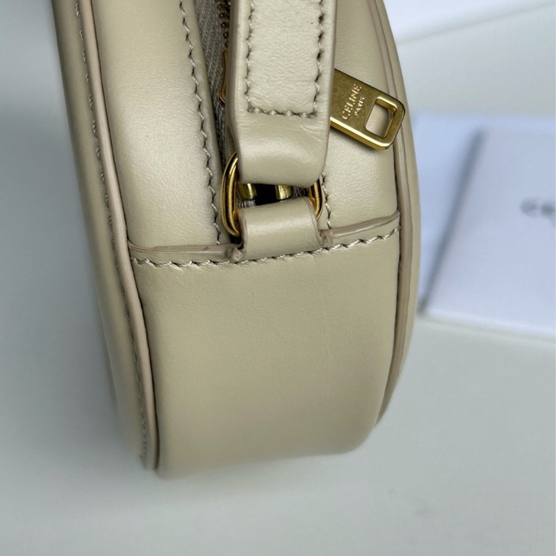 Celine賽琳凱旋門logo月餅包斜挎包，底長16釐米，附件盒子小票。-2