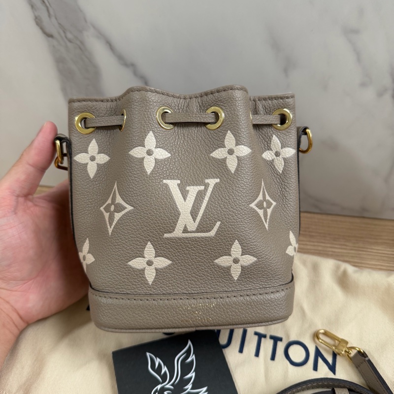 2025年 新款 LV nano noe 迷你水桶包 大象灰-1