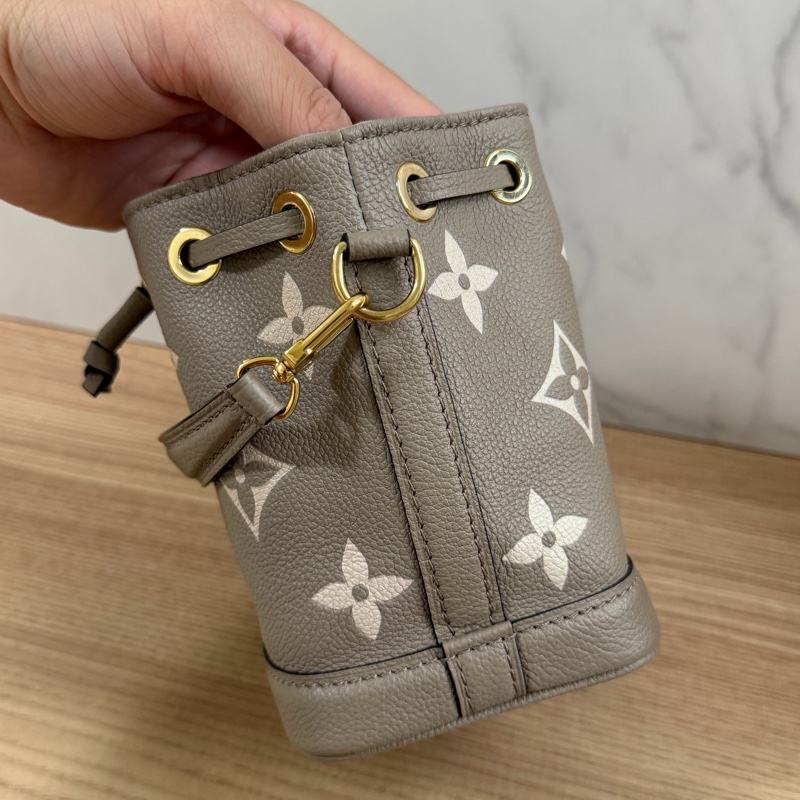 2025年 新款 LV nano noe 迷你水桶包 大象灰-6