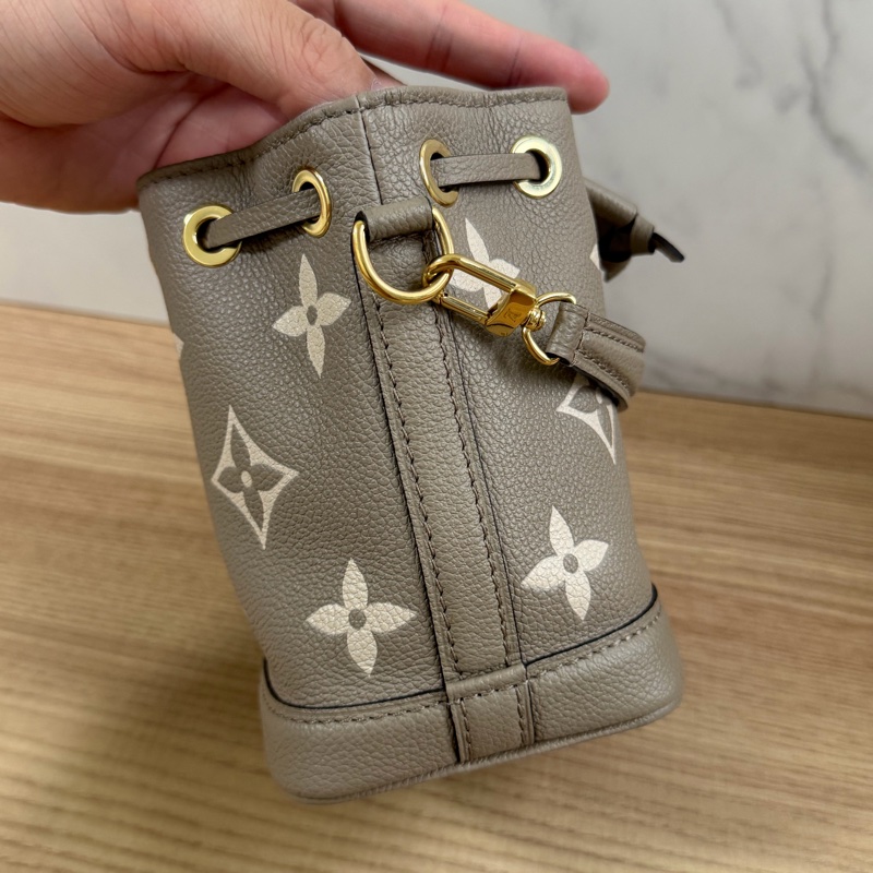 2025年 新款 LV nano noe 迷你水桶包 大象灰-7