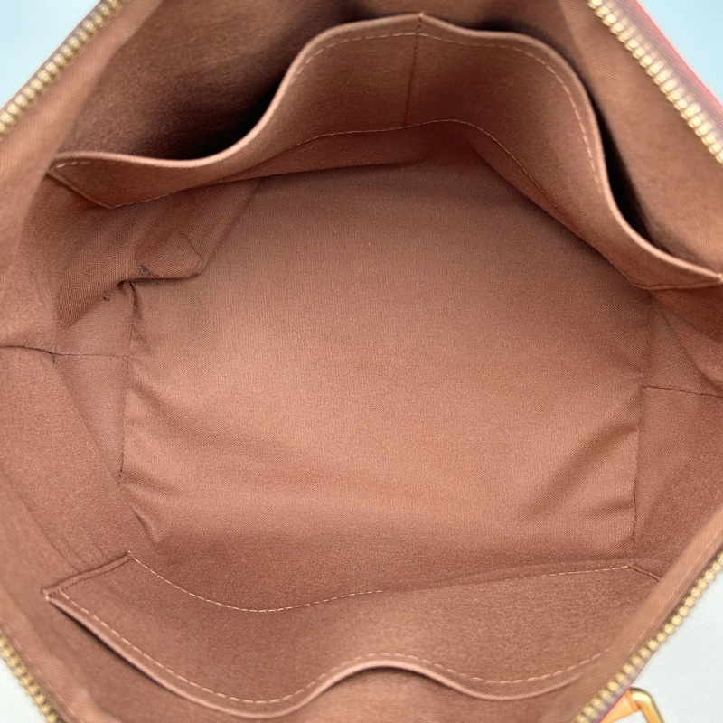 LouisVuitton路易威登 老花派拉蒙小號手提斜挎包,底長30釐米 附件:肩帶-5