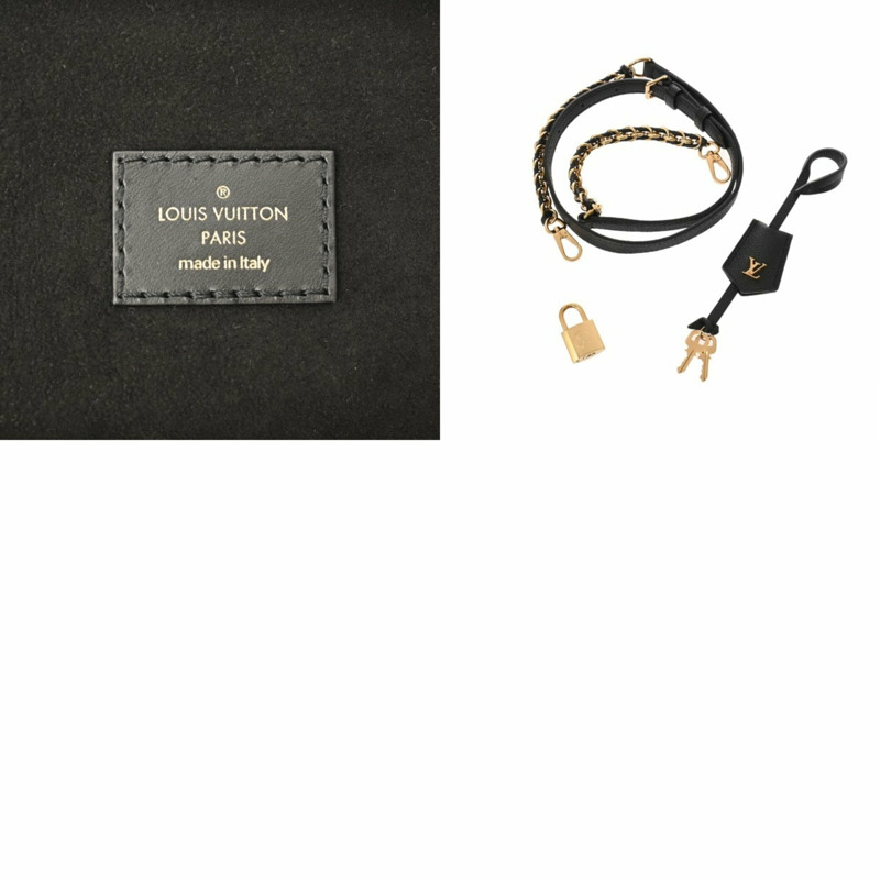 路易威登 (LOUIS VUITTON) Vanity PM 2WAY Noir M45598 女士真皮包 A 級二手 Ginzo-10