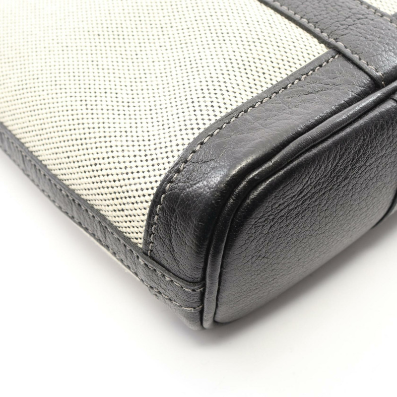 愛馬仕 Garden File PM 手提單肩斜背包，帆布皮革，SHW 二手-5