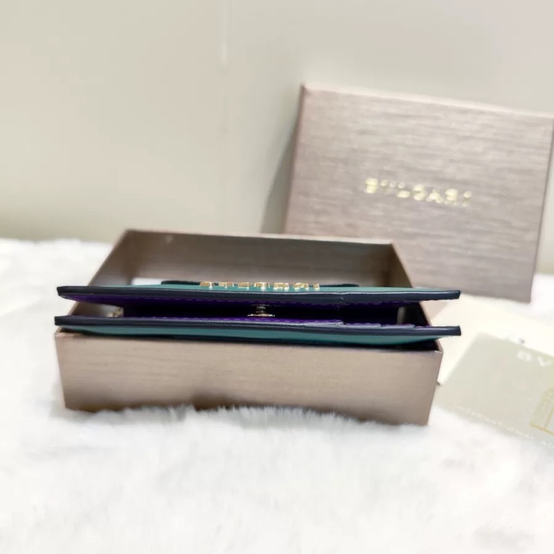 99新 Bvlgari寶格麗 蛇頭卡包 錢包 零錢包   一包多用 單獨小卡夾-3