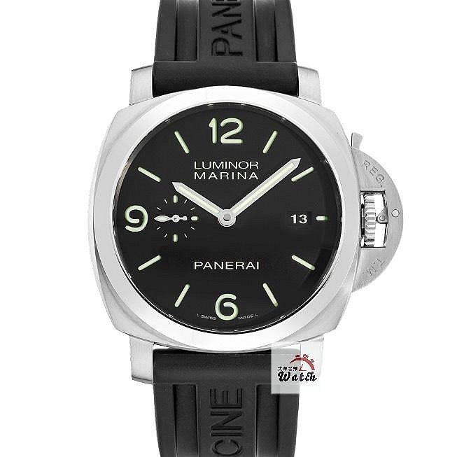 【大眾名錶】PANERAI 沛納海 Luminor系列 PAM00312 2015/08 黑面 大眾名錶G172-0