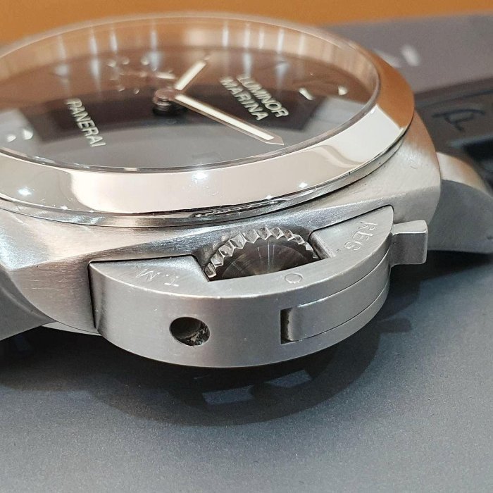 【大眾名錶】PANERAI 沛納海 Luminor系列 PAM00312 2015/08 黑面 大眾名錶G172-6