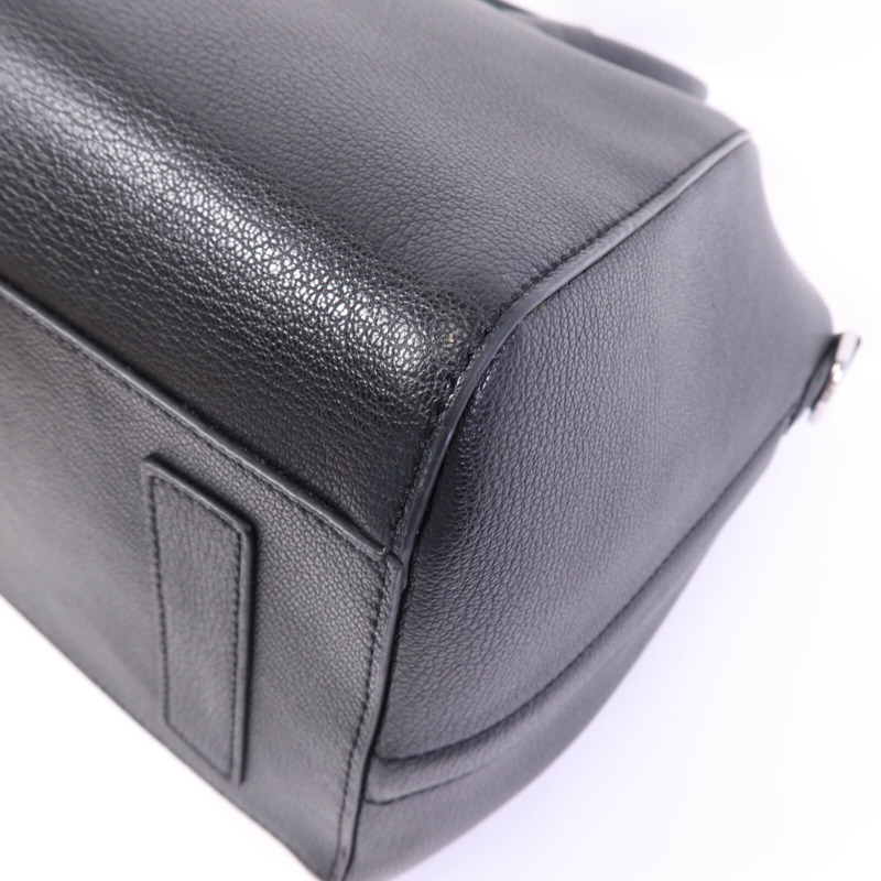 GIVENCHY 牛皮皮革Antigona GM銀扣手挽肩背兩用袋-9