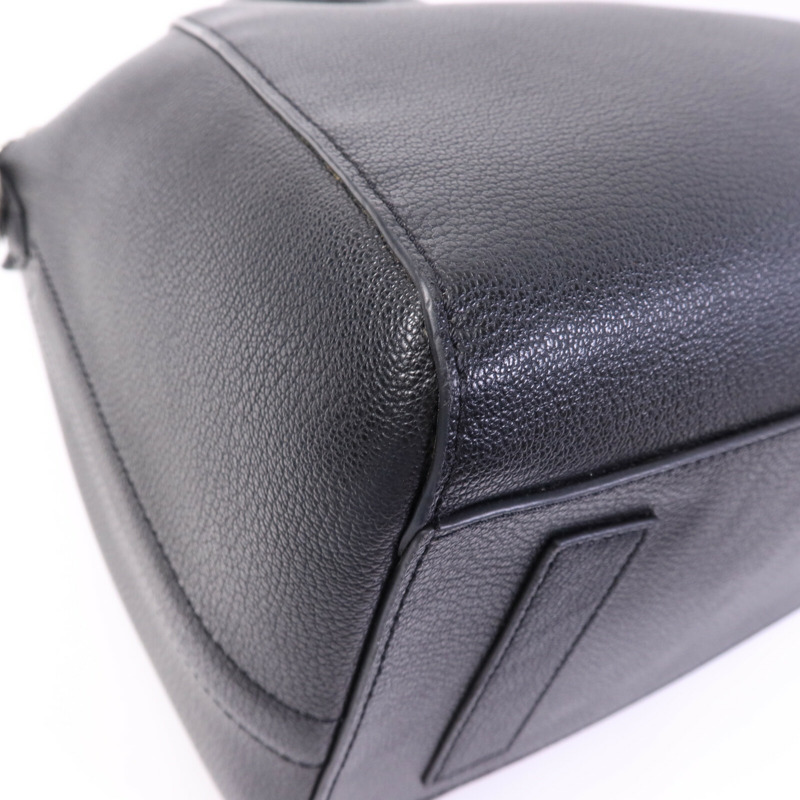 GIVENCHY 牛皮皮革Antigona GM銀扣手挽肩背兩用袋-10