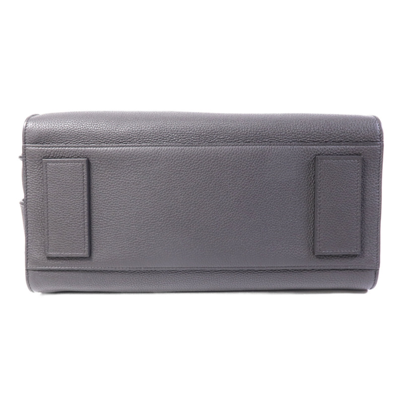 SAINT LAURENT 牛皮皮革Sac De Jour銀扣手挽肩背兩用袋-3