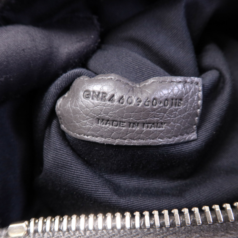 SAINT LAURENT 牛皮皮革Sac De Jour銀扣手挽肩背兩用袋-7