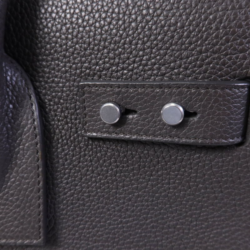 SAINT LAURENT 牛皮皮革Sac De Jour銀扣手挽肩背兩用袋-14