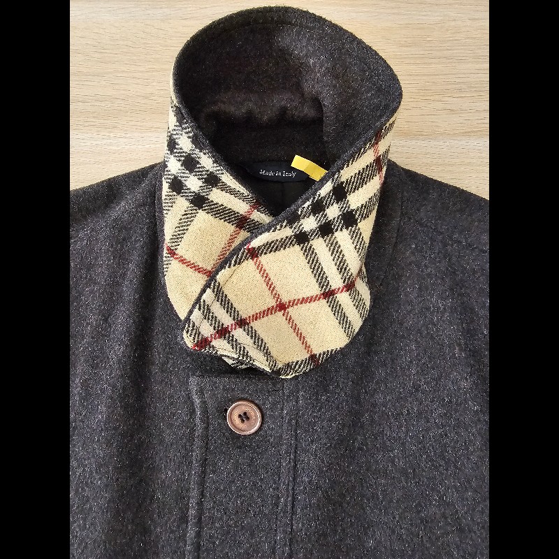 BURBERRY英國灰色男仕羊毛大衣 灰色 Size L-2