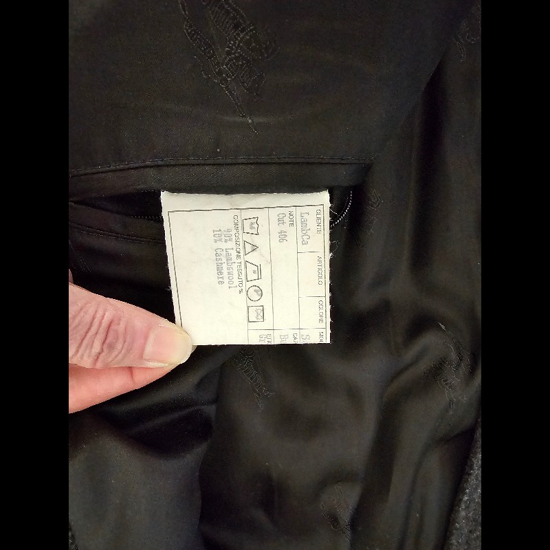 BURBERRY英國灰色男仕羊毛大衣 灰色 Size L-11