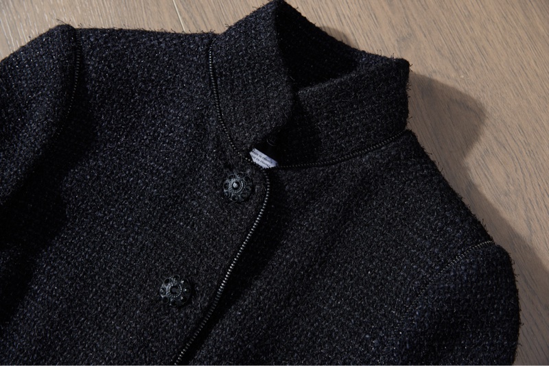 CHANEL立領毛呢外套-2