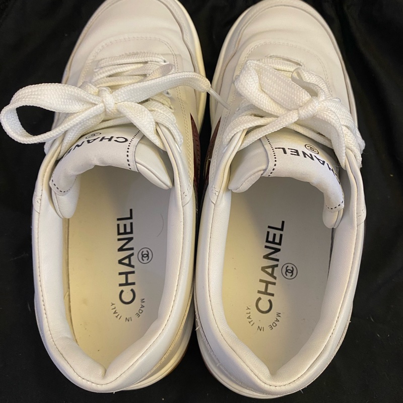 Chanel香奈兒 拼色熊貓板鞋 37碼 附件:塵袋-3