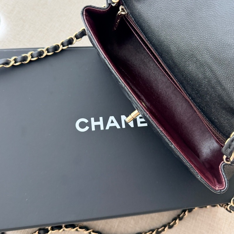 Chanel CF20 minicoco20 「現貨」絕版荔枝魚子醬牛皮配金釦！20公分超人氣經典款 最耐用有質感的皮革  9新  配件：紙盒、塵套-9