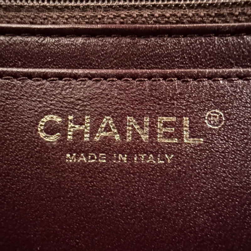 Chanel CF20 minicoco20 「現貨」絕版荔枝魚子醬牛皮配金釦！20公分超人氣經典款 最耐用有質感的皮革  9新  配件：紙盒、塵套-15