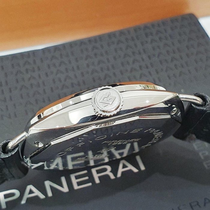 【大眾名錶】PANERAI 沛納海 PAM00380 RADIOMIR系列 2018/04 黑面 洋蔥頭 小秒針 原廠錶帶/錶扣 G154-5
