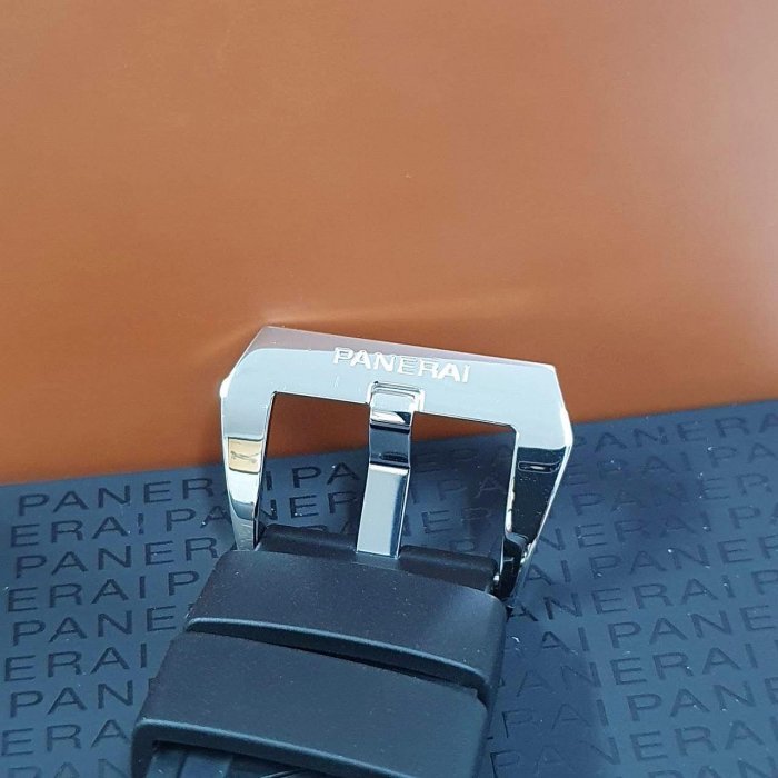 【大眾名錶】PANERAI 沛納海 PAM00773 LUMINOR系列 黑色面盤 原廠膠帶 原廠扣 原廠保固至2028/06 附代用帶 B900-4