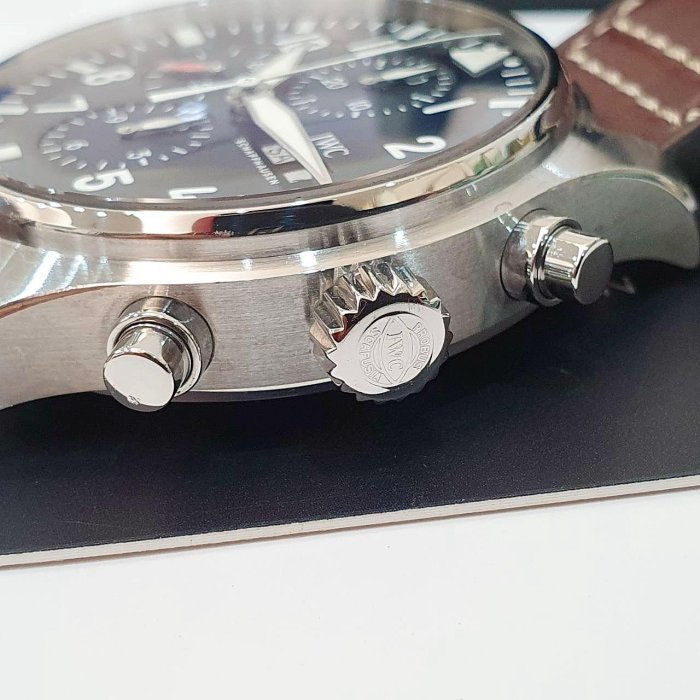 【大眾名錶】 IWC萬國 飛行員系列 IW377714 藍面 小王子特別版 2019/11 原廠皮帶/錶扣 原廠保固至2027/11 B1138-6