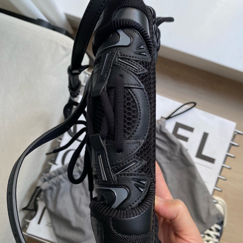 Balenciaga巴黎世家 球鞋綁帶包 黑銀 有塵袋 尺寸:19×11×5。-2