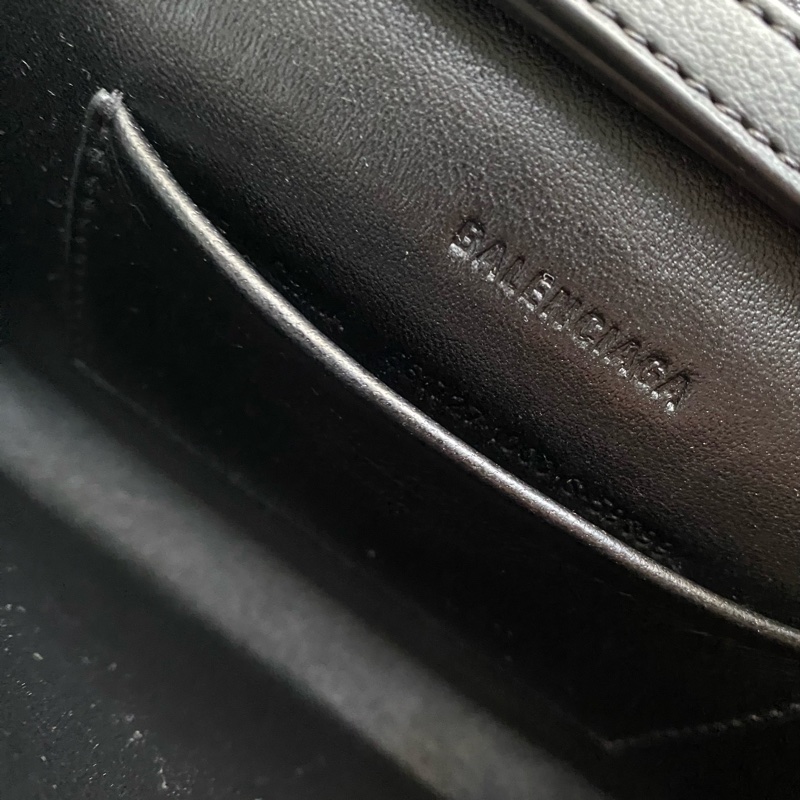 Balenciaga巴黎世家 球鞋綁帶包 黑銀 有塵袋 尺寸:19×11×5。-7