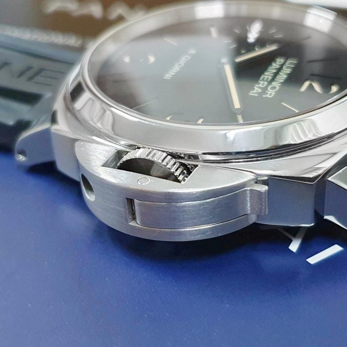 【大眾名錶】PANERAI沛納海 PAM00915 三明治面盤 2022/12 小秒針 龍頭護橋  B783-6