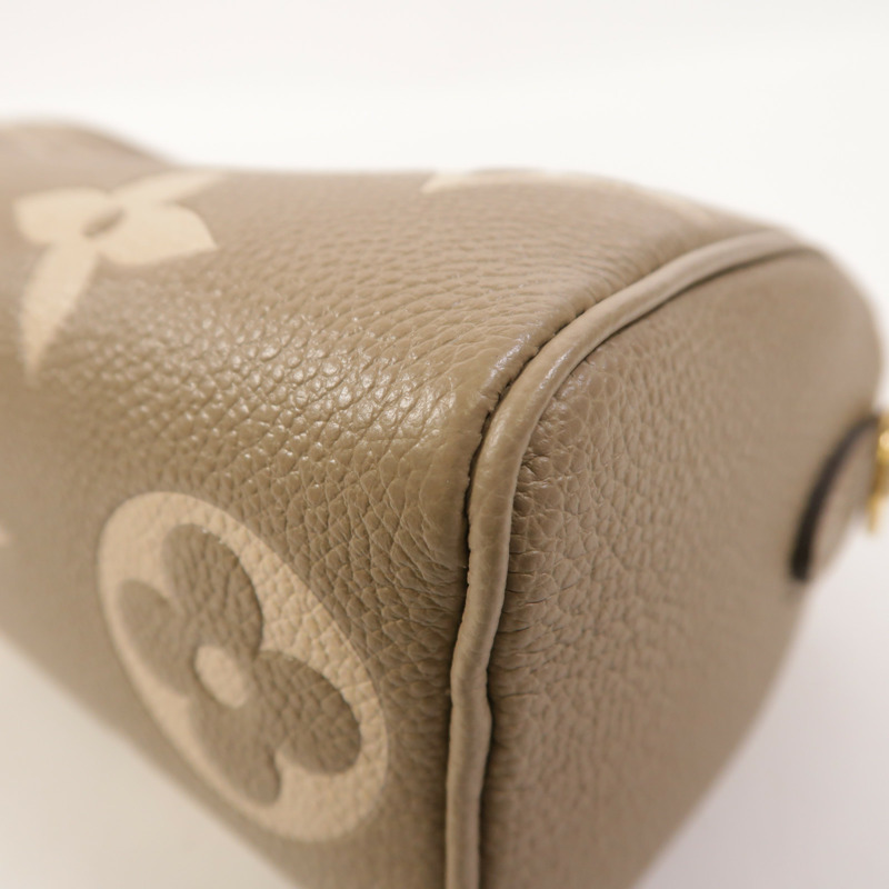 LOUIS VUITTON Monogram Empreinte Nano Speedy金扣手挽肩背兩用袋-9