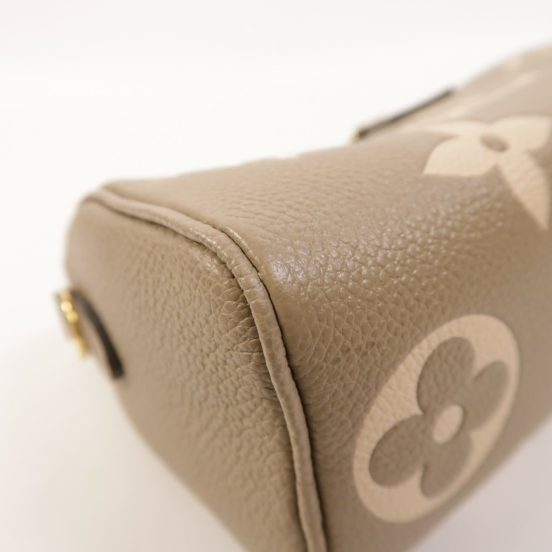 LOUIS VUITTON Monogram Empreinte Nano Speedy金扣手挽肩背兩用袋-10