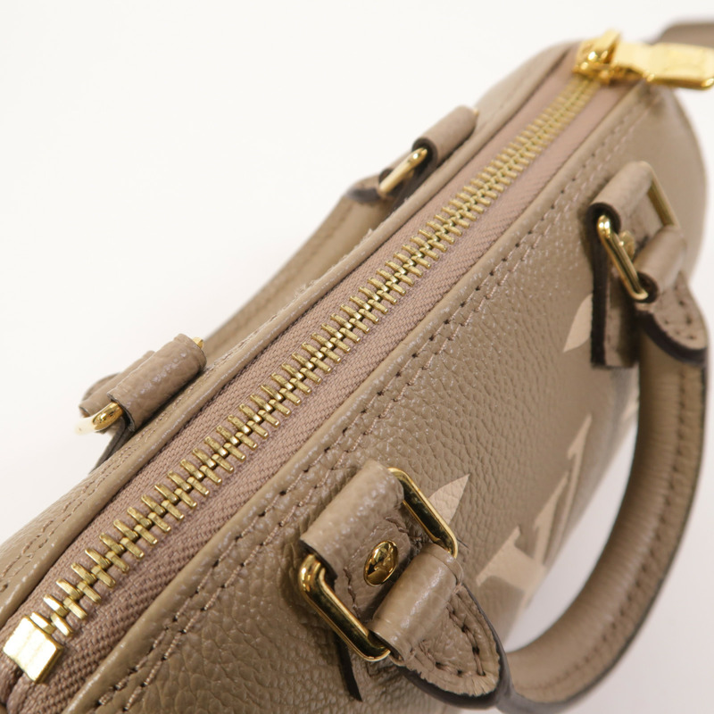 LOUIS VUITTON Monogram Empreinte Nano Speedy金扣手挽肩背兩用袋-16