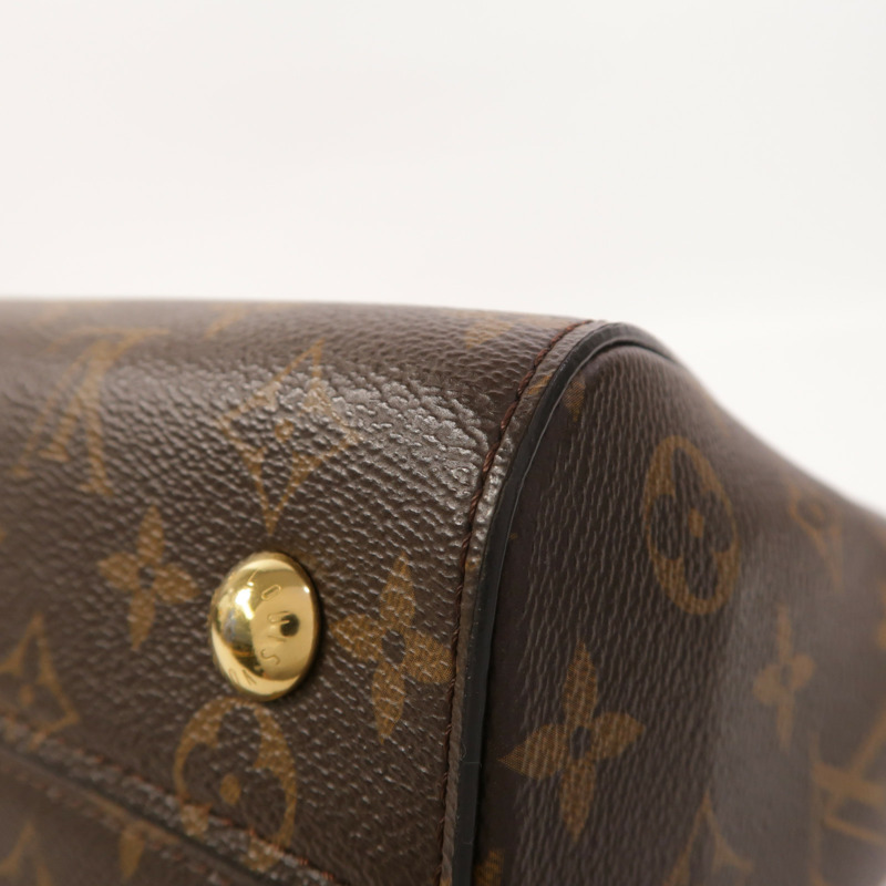LOUIS VUITTON Monogram Cluny MM金扣手挽肩背兩用袋-10
