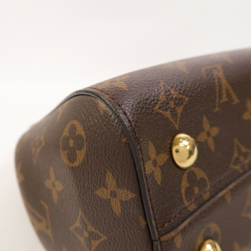 LOUIS VUITTON Monogram Cluny MM金扣手挽肩背兩用袋-11