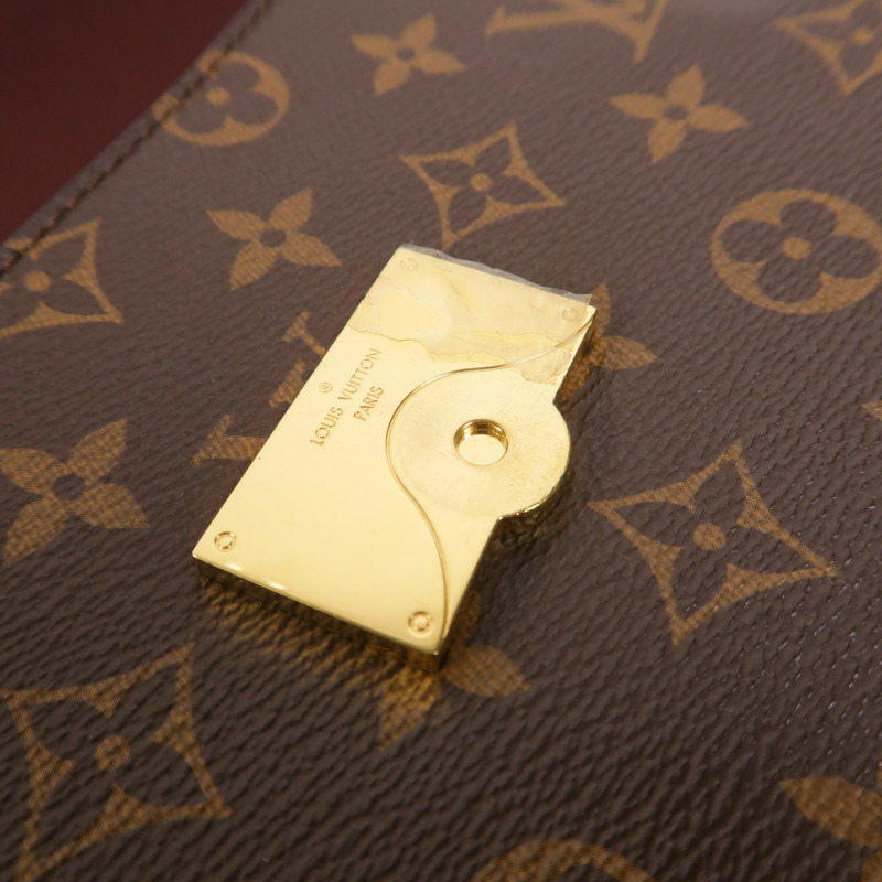 LOUIS VUITTON Monogram Cluny MM金扣手挽肩背兩用袋-13