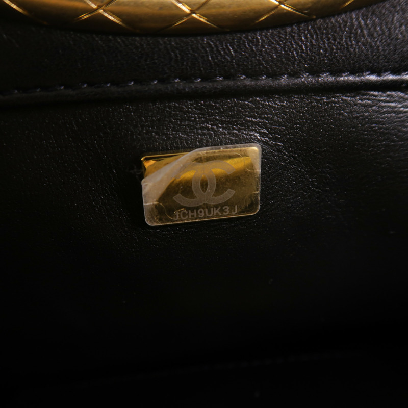 CHANEL 羊皮皮革2 Way Shoulder金扣手挽肩背兩用袋-7