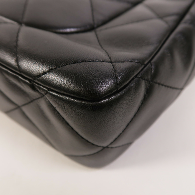 CHANEL 羊皮皮革2 Way Shoulder金扣手挽肩背兩用袋-13