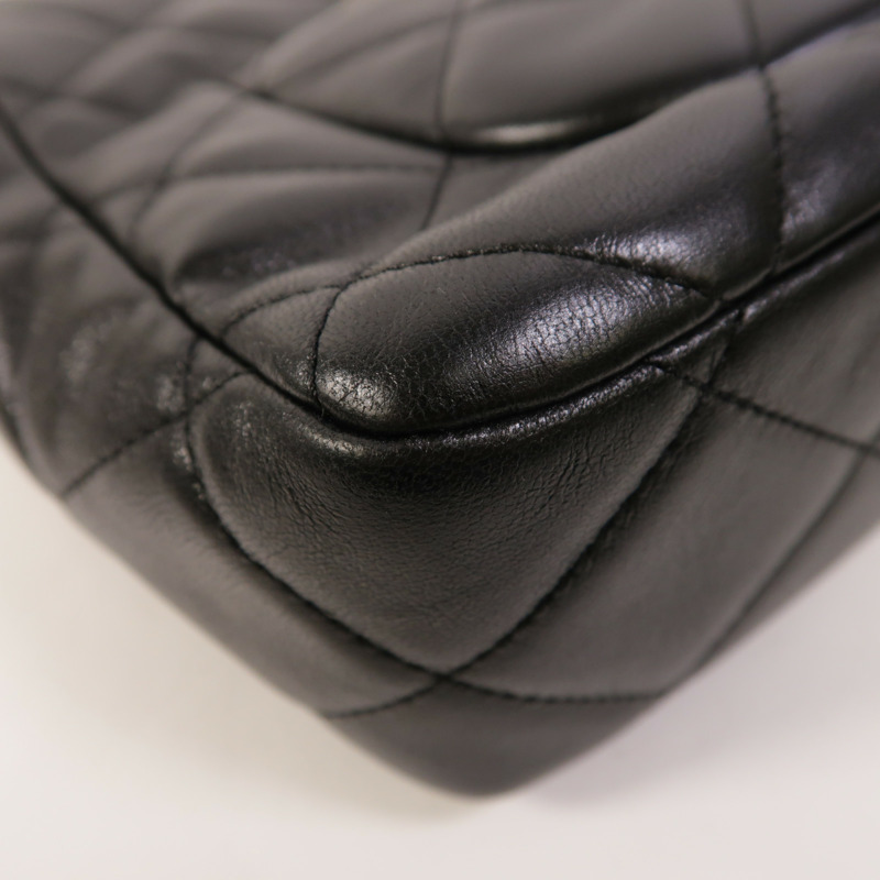 CHANEL 羊皮皮革2 Way Shoulder金扣手挽肩背兩用袋-14