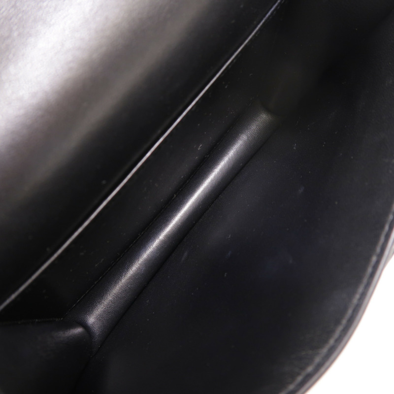 HERMES Clemence皮革Constance Mini金扣肩背袋Noir-4