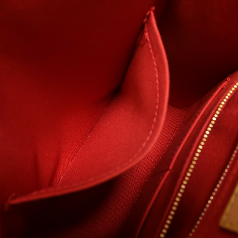 LOUIS VUITTON Monogram Sac Plat BB金扣手挽肩背兩用袋棕色-5