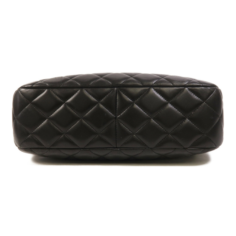 CHANEL 羊皮皮革Chain Shoulder銀扣鏈帶肩背袋-2