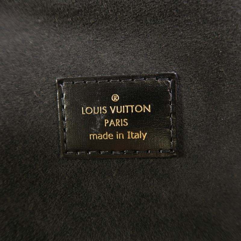 LOUIS VUITTON Monogram Reverse Vanity PM金扣手挽肩背兩用袋棕色-5