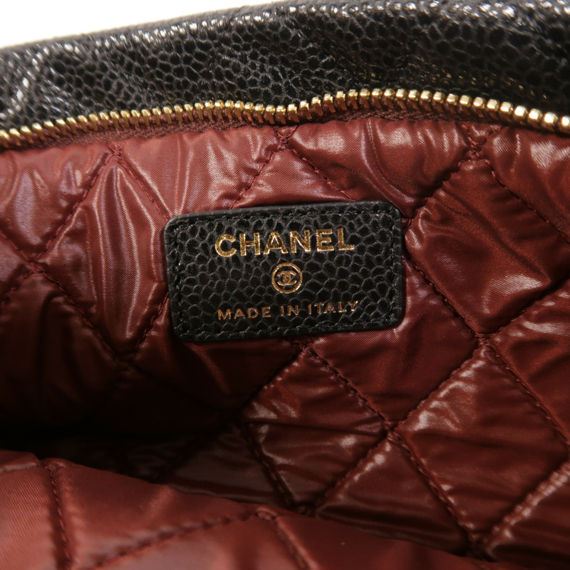 CHANEL 牛皮皮革Clutch金扣手拿包-5