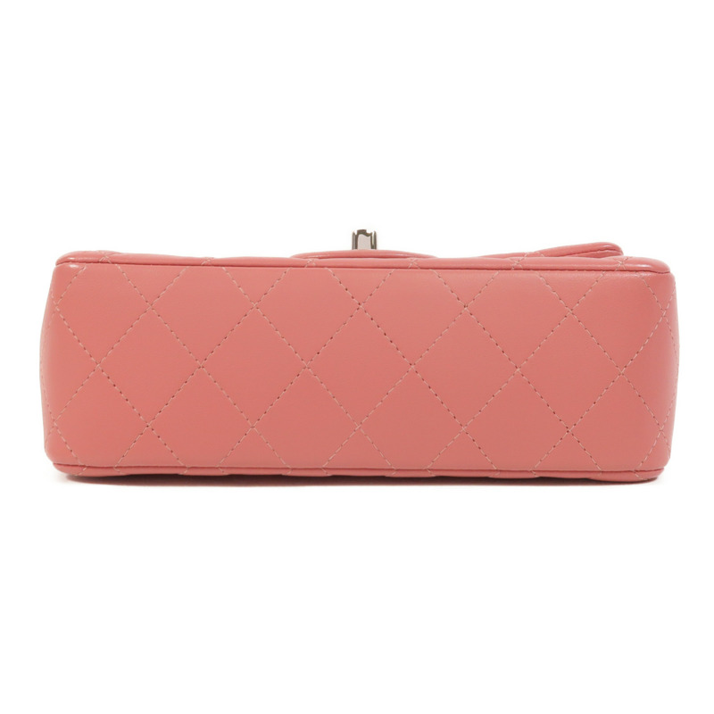 CHANEL 羊皮皮革Classic 20銀扣鏈帶肩背袋-3