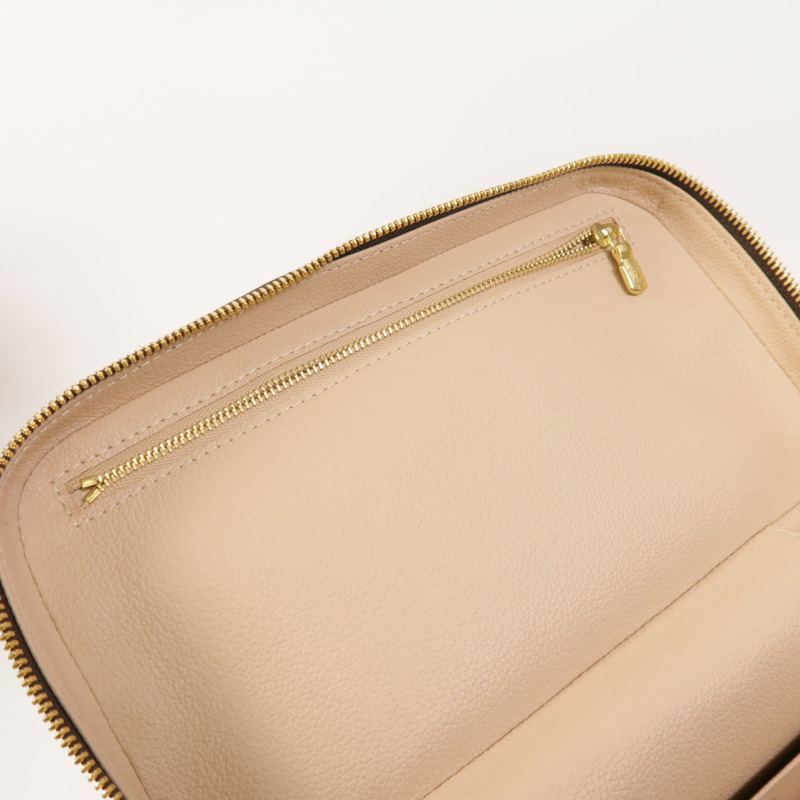 LOUIS VUITTON Monogram Nice BB金扣手挽袋棕色-5