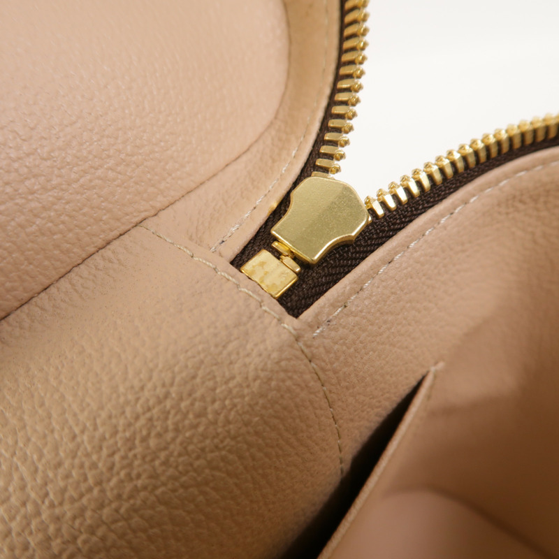 LOUIS VUITTON Monogram Nice BB金扣手挽袋棕色-16