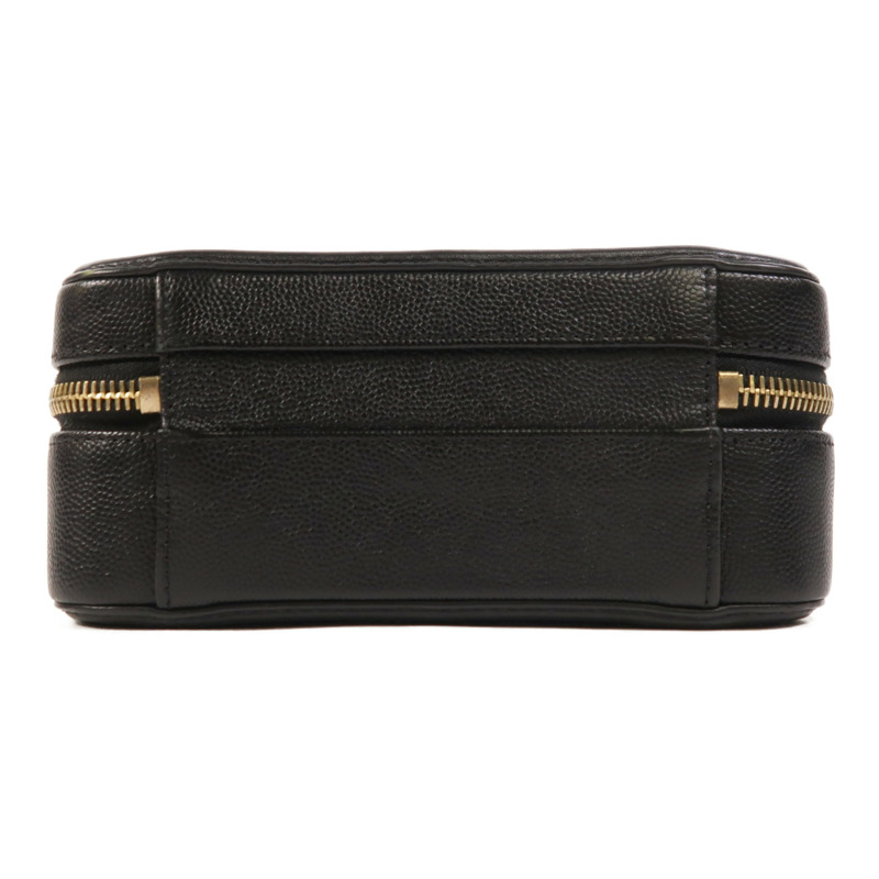 CHANEL 牛皮皮革Vanity Case金扣手挽肩背兩用袋-3