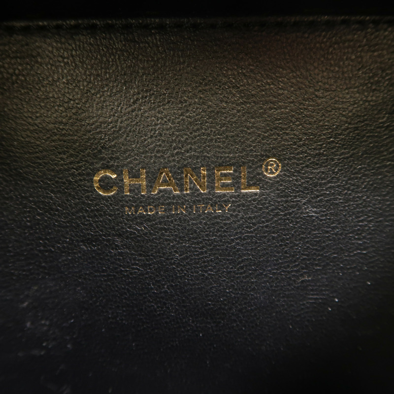 CHANEL 牛皮皮革Vanity Case金扣手挽肩背兩用袋-6